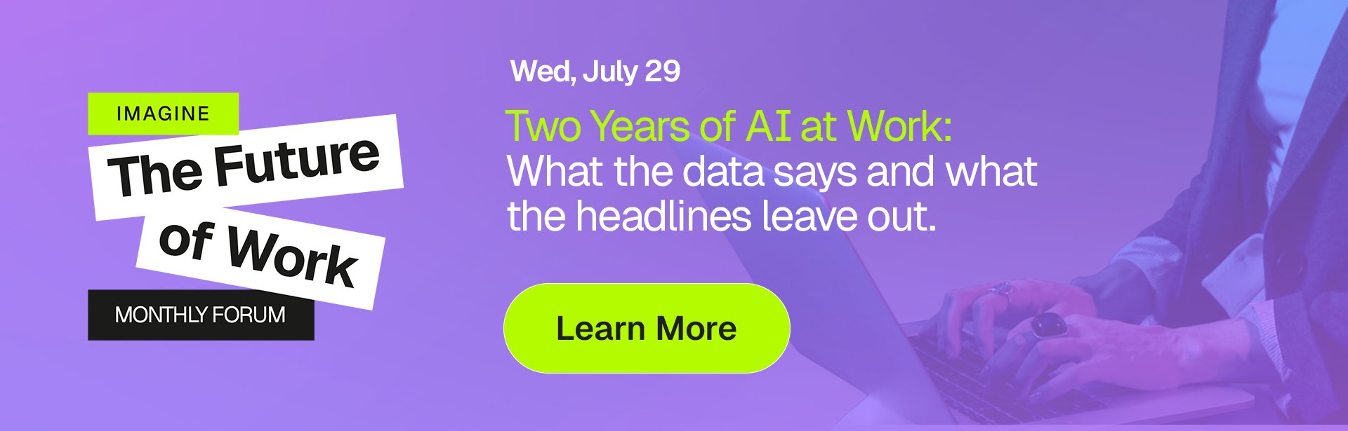 The Future of Work event banner