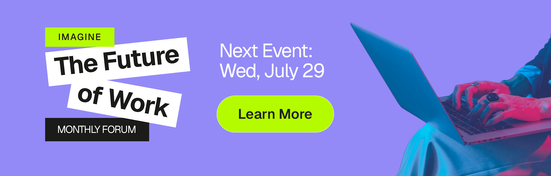 The Future of Work event banner